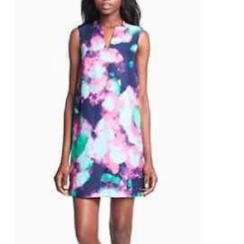 Kate Spade Keri dress, watercolor pattern.
